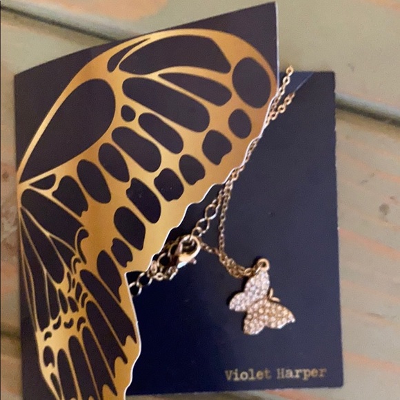 Butterfly pavé anklet - Picture 1 of 1